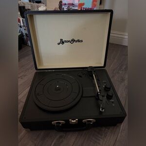 Black Vinyl Record Player